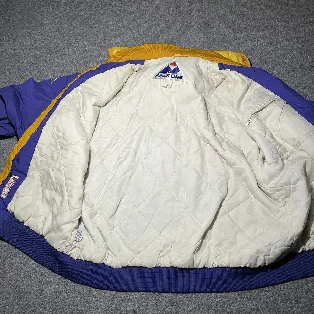 Vintage 90s Washington Huskies Jacket Mens XL Apex One Hooded Logo Full Zip